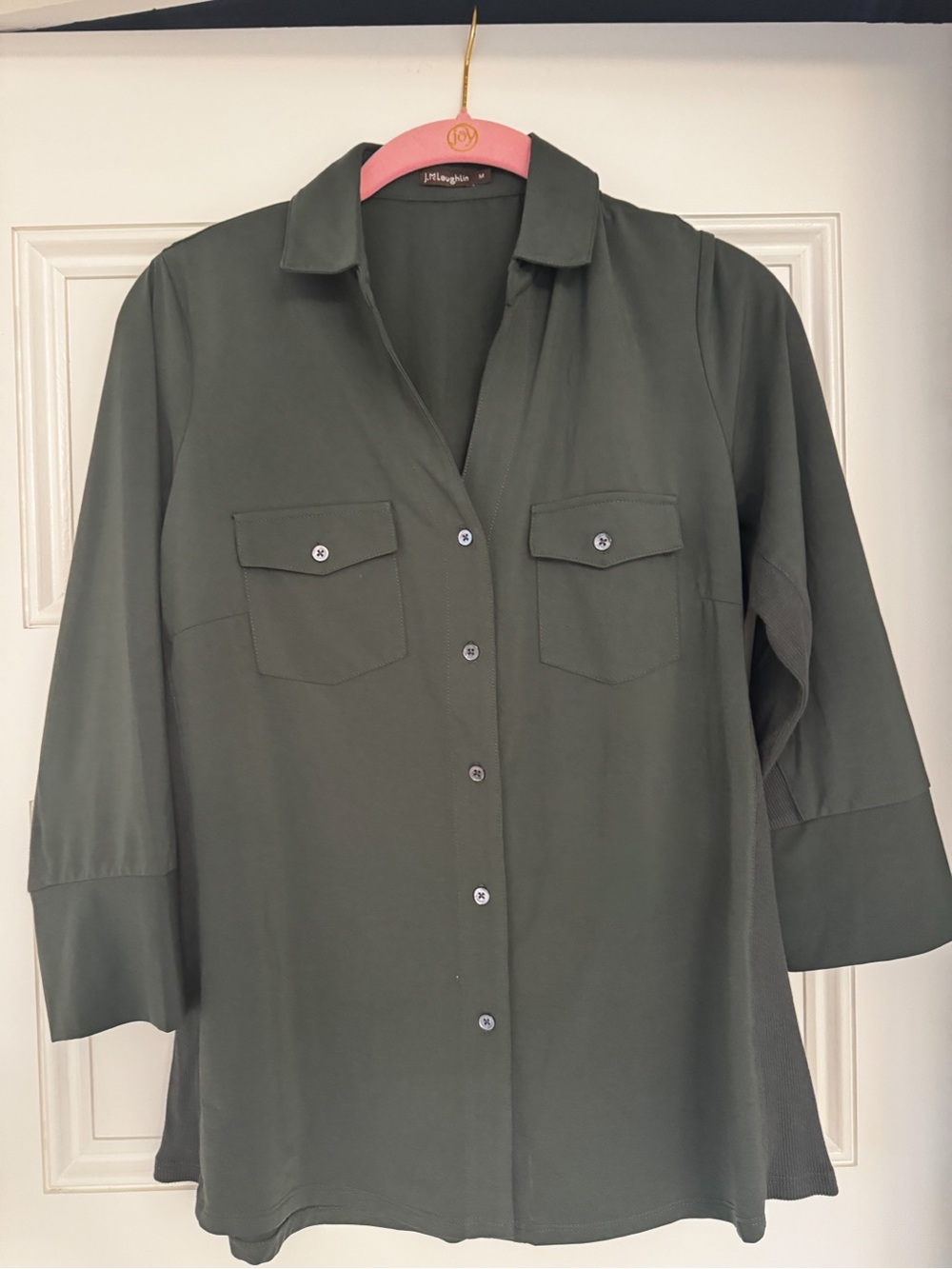 J.McLaughlin Green Brynn Shirt
